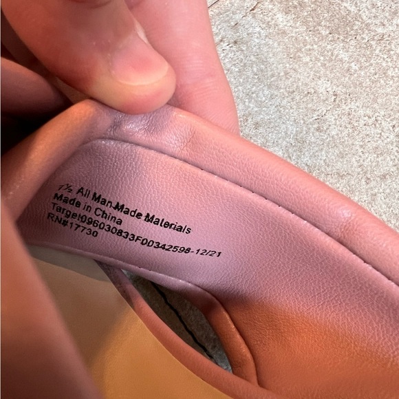 Puffy Criss Cross Heeled Sandals Sz 7.5 - Picture 5 of 7